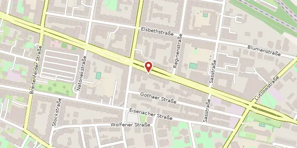 Karte der Umgebung von Georg-Schumann-Straße 79/81, 04155 Leipzig