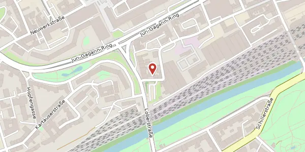 Karte der Umgebung von Rosengasse 1, 99084 Erfurt