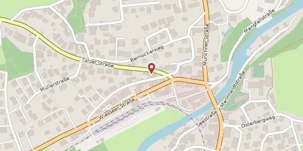 Karte der Umgebung von Alte Kaltenbrunner Str. 2, 83703 Gmund