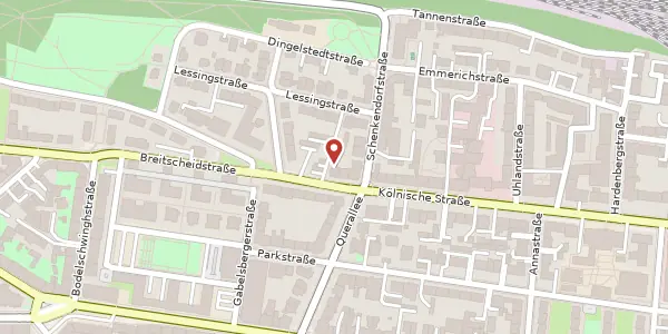 Karte der Umgebung von Kölnische Straße 130, 34119 Kassel