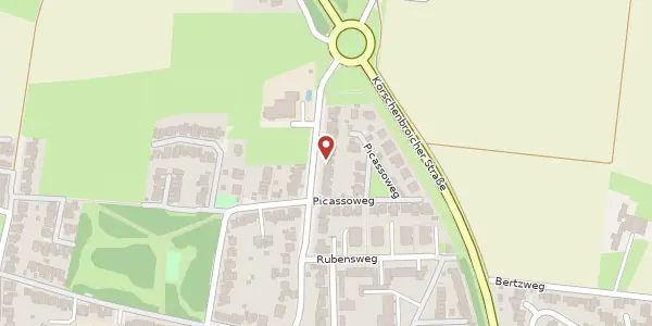 Karte der Umgebung von Willicher Str. 54, 47877 Willich