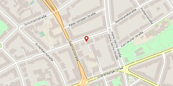Karte der Umgebung von Goethestr. 83, 40237 Düsseldorf