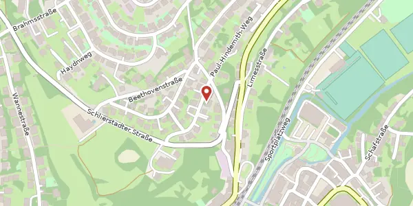 Karte der Umgebung von Josef-Martin-Kraus-Straße 12, 74706 Osterburken