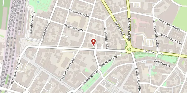 Karte der Umgebung von Siegfriedstraße 14, 67547 Worms