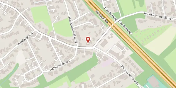 Karte der Umgebung von Kemnader Str. 109, 44797 Bochum
