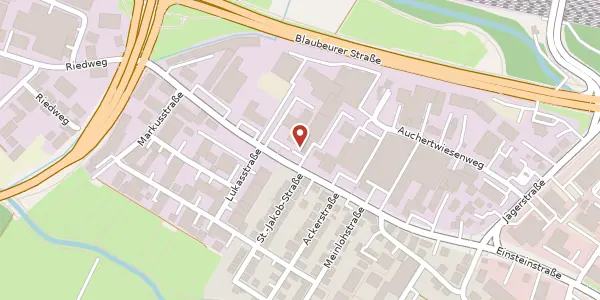 Karte der Umgebung von Herrlinger Straße 58, 89081 Ulm/Donau