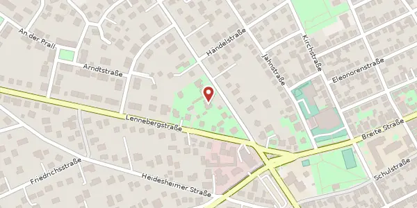 Karte der Umgebung von Kappellenstraße 15, 55124 Mainz - Gonsenheim