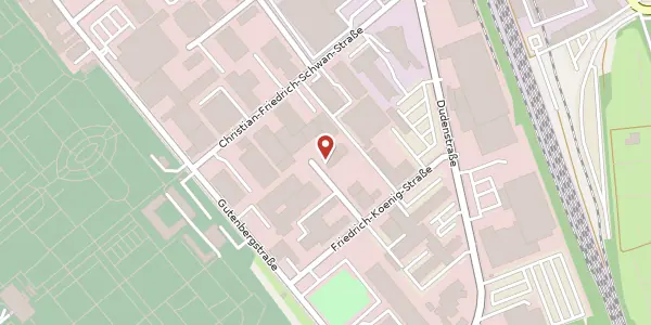 Karte der Umgebung von Ottmar-Mergenthaler-Straße 6, 68167 Mannheim