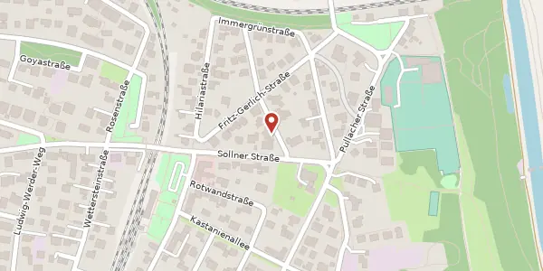 Karte der Umgebung von Marienstr. 1A, 82049 Pullach