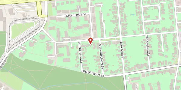 Karte der Umgebung von Baldeniusstraße 19, 30419 Hannover