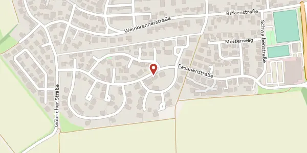 Karte der Umgebung von Fasanenstr. 27, 75245 Neulingen