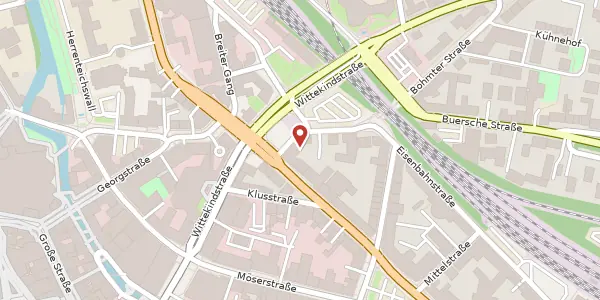 Karte der Umgebung von Goethering 3, 49074 Osnabrück