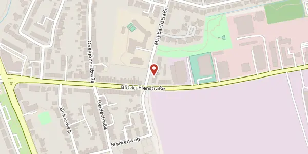 Karte der Umgebung von Maybachstr. 83, 45659 Recklinghausen