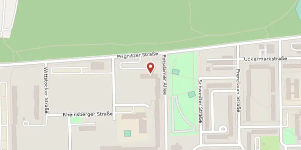 Karte der Umgebung von Prignitzer Straße 48, 16227 Eberswalde