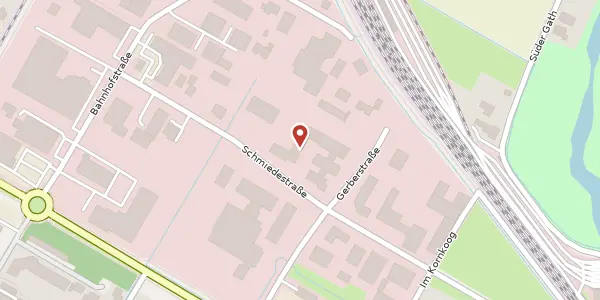 Karte der Umgebung von Schmiedestraße 11, 25899 Niebüll