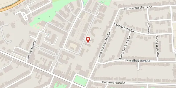 Karte der Umgebung von Heinrich-Könn-Str. 195, 40625 Düsseldorf