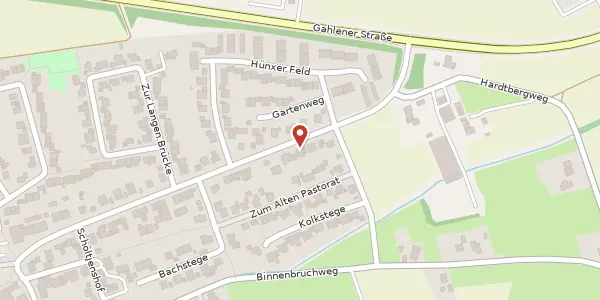 Karte der Umgebung von Dorstener Str. 64, 46569 Hünxe