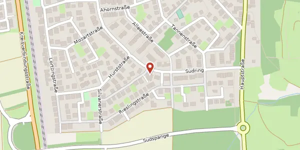 Karte der Umgebung von Südring 17, 69514 Laudenbach (Bergstraße)