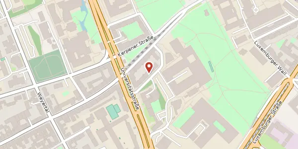 Karte der Umgebung von Wilhelm-Waldeyer-Str. 14, 50937 Köln