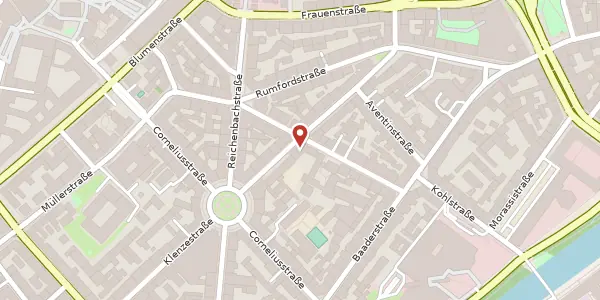 Karte der Umgebung von Klenzestr. 23 / II, 80469 München
