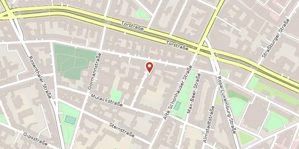 Karte der Umgebung von Rückerstraße 4, 10119 Berlin