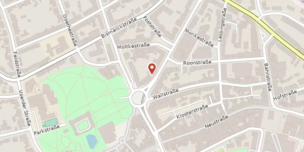 Karte der Umgebung von Friedrich-Ebert-Str. 54, 46535 Dinslaken