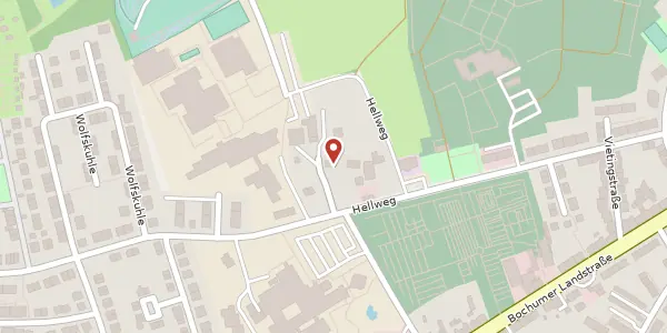 Karte der Umgebung von Hellweg 85, 45276 Essen