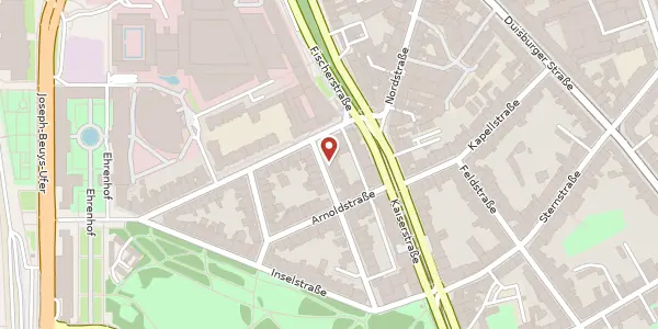 Karte der Umgebung von Freiligrathstr. 27, 40479 Düsseldorf