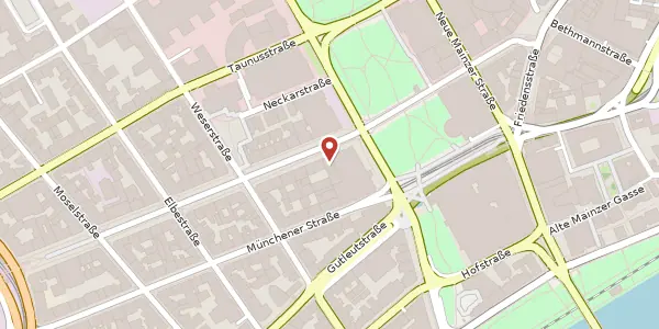 Karte der Umgebung von Kaiserstr. 35, 60329 Frankfurt