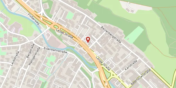 Karte der Umgebung von Lange Straße 126, 76530 Baden-Baden