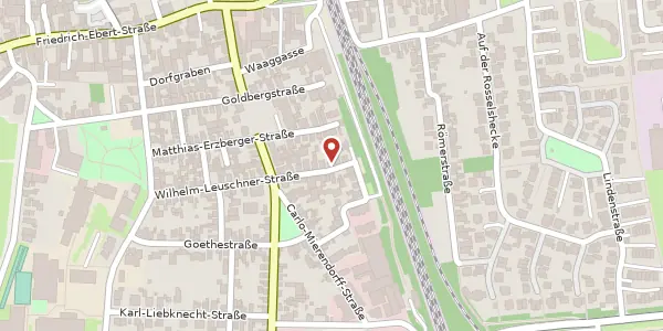 Karte der Umgebung von Wilhelm-Leuschner-Straße 5, 67574 Osthofen
