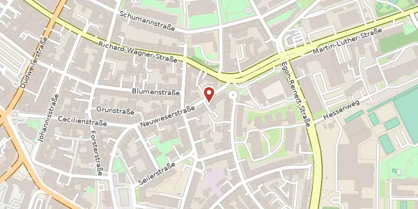 Karte der Umgebung von Nauwieserstraße 35, 66111 Saarbrücken