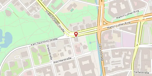 Karte der Umgebung von Karl-Tauchnitz-Straße 3, 04107 Leipzig