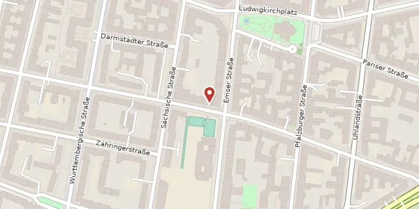 Karte der Umgebung von Düsseldorfer Straße 17, 10707 Berlin