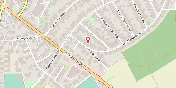 Karte der Umgebung von Am Eichenbühl 12, 63322 Rödermark