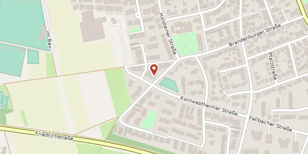 Karte der Umgebung von Brandenburger Straße 68, 71640 Ludwigsburg