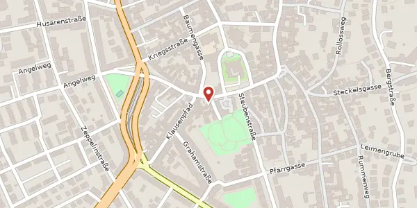 Karte der Umgebung von Dossenheimer Landstr. 21, 69121 Heidelberg