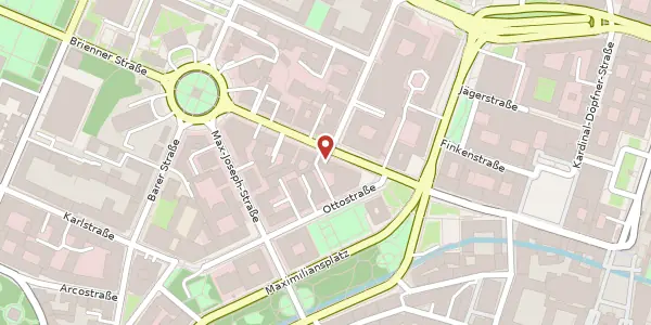 Karte der Umgebung von Brienner Str. 21, 80333 München
