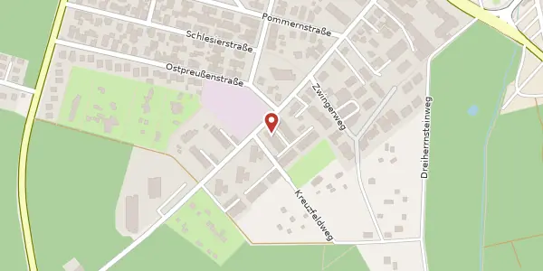 Karte der Umgebung von Neusalzer Str. 54d, 63069 Offenbach
