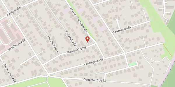 Karte der Umgebung von Goethestraße 20, 14513 Teltow