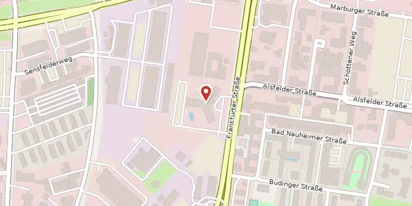 Karte der Umgebung von Frankfurter Str. 110, 64293 Darmstadt