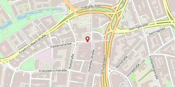 Karte der Umgebung von Pferdemarkt 4, 45127 Essen