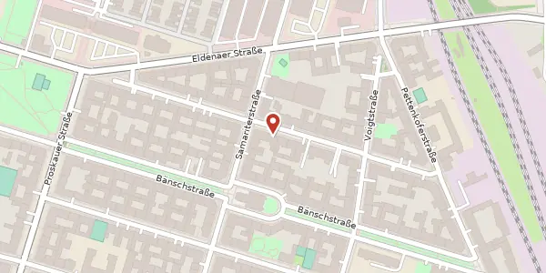 Karte der Umgebung von Dolziger Straße 16, 10247 Berlin
