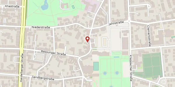 Karte der Umgebung von Bessunger Str. 43, 64285 Darmstadt