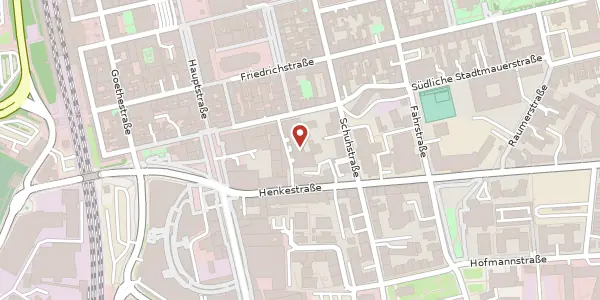 Karte der Umgebung von Südl. Stadtmauerstr. 19b, 91054 Erlangen