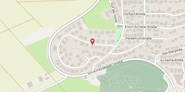 Karte der Umgebung von Am Roten Mäuerle 60, 75181 Pforzheim