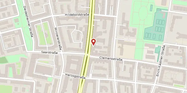 Karte der Umgebung von Schleißheimer Str. 182, 80797 München