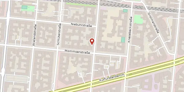 Karte der Umgebung von Bleibtreustraße 17, 10623 Berlin