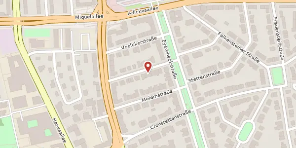 Karte der Umgebung von Neuhaußstr. 9, 60322 Frankfurt