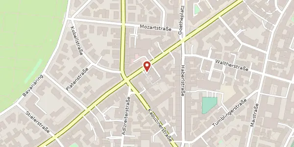 Karte der Umgebung von Lindwurmstr. 97, 80337 München